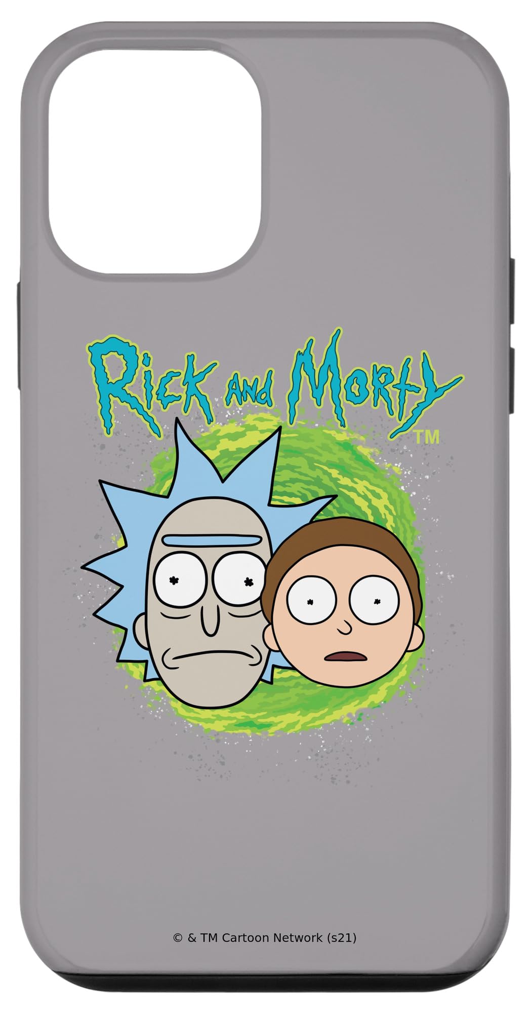 Rick and Morty Floating Heads iPhone 12 Mini Case - Slim Protective Phone Cover with Unique Cartoon Design - Perfect for Fans, Everyday Use & Gift Giving
