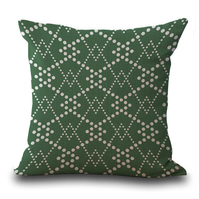 Modern Abstract Geometric Pillow Cover - Stylish Decorative Cushion Case for Living Room, Bedroom & Sofa - Home Decor Accent