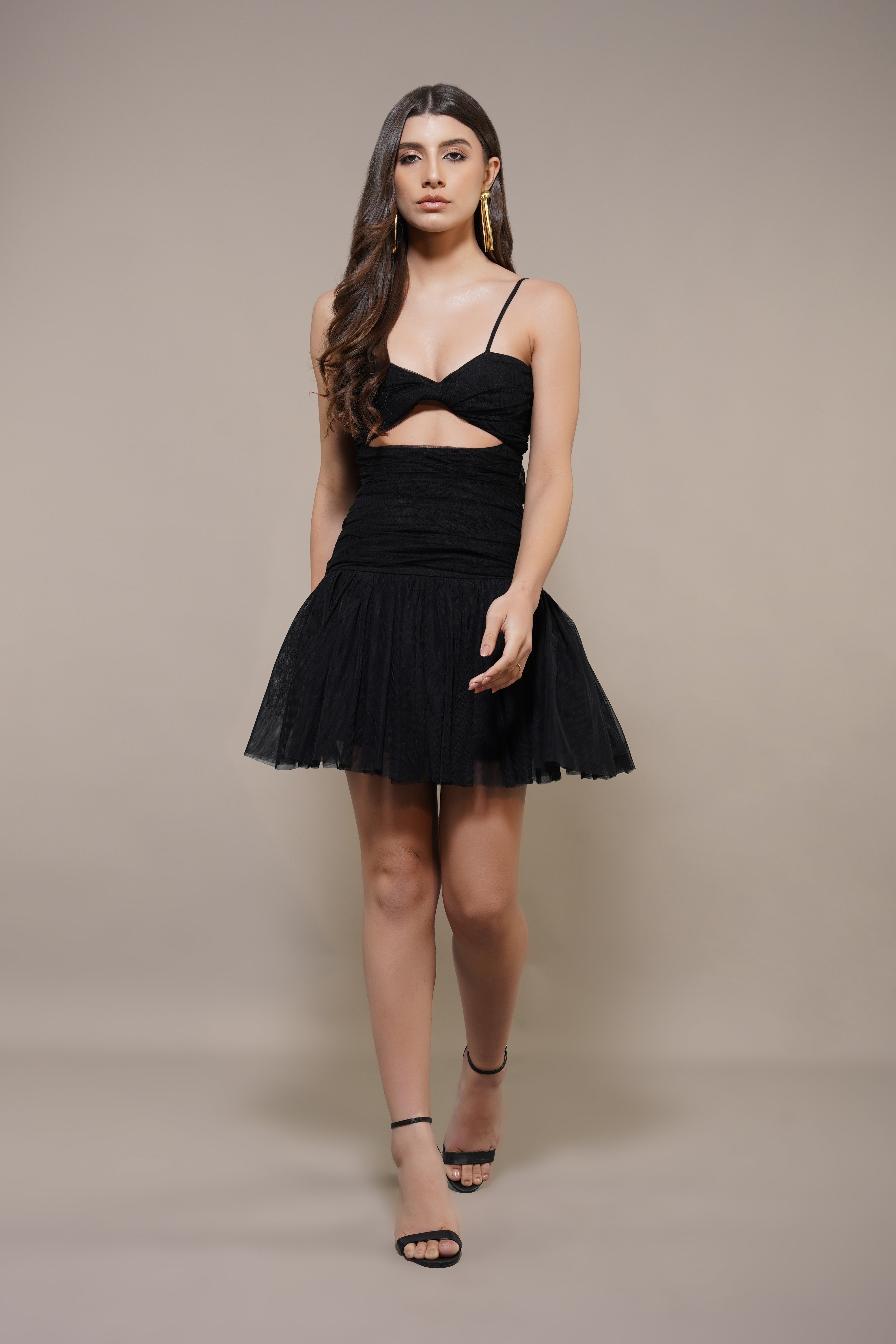 Theodora Mini Dress for Women - Elegant Black Short Sleeve Bodycon Dress for Party, Night Out, or Date Night | Flattering Fit & Comfortable Fabric