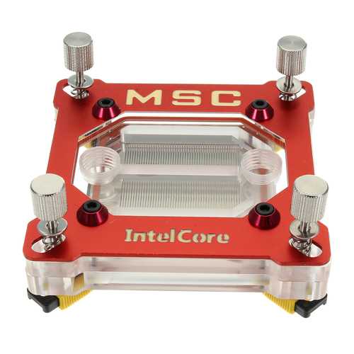 High-Performance 90.2x90.2x41.3mm CPU Liquid Cooling Block - Compatible with Intel 775/115X/1366 Sockets - Ideal for Gaming PCs & Overclocking Systems