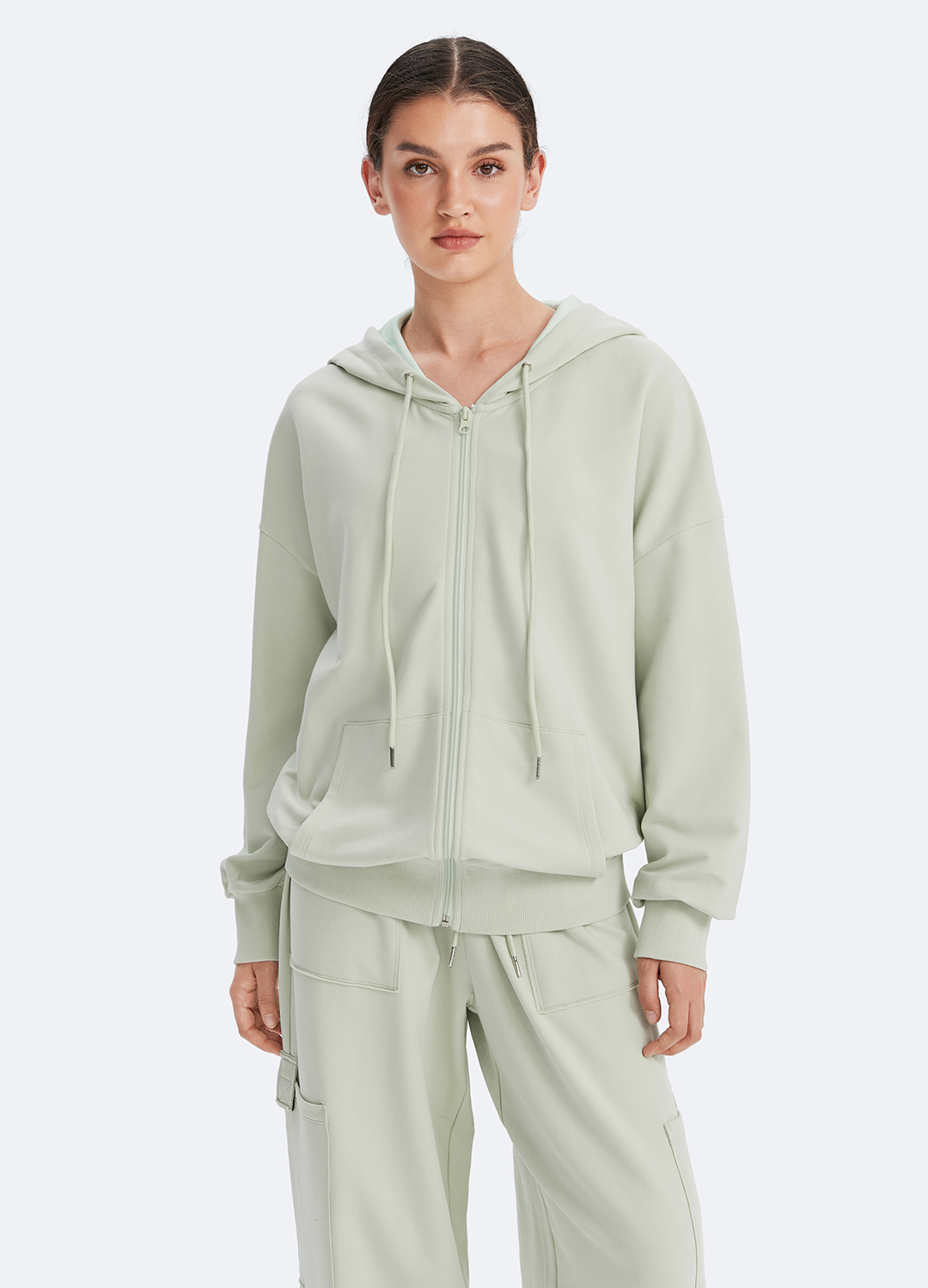 Men's & Women's Zip Up Hoodie with Kangaroo Pockets - Cozy Fleece Pullover for Casual Wear, Gym & Outdoor Activities