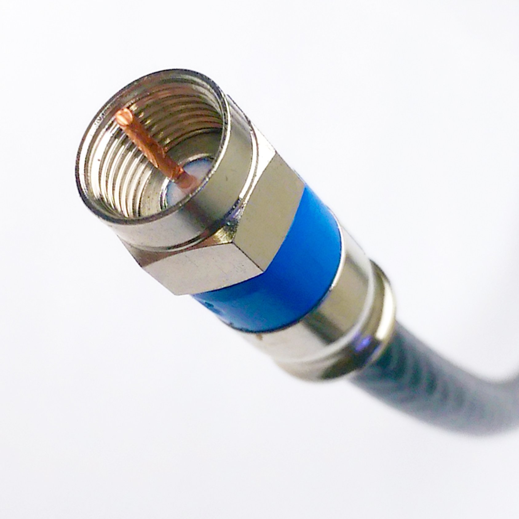 175ft RG6 Coaxial Cable - Direct Burial, 18AWG, Gel Coat Braids - Compatible with AT&T DIRECTV, HD Satellite TV - UL & ETL Certified - Made & Assembled in USA by PHAT SATELLITE INTL - Perfect for Outdoor TV Antennas, Satellite Dish Installations & Underground Wiring