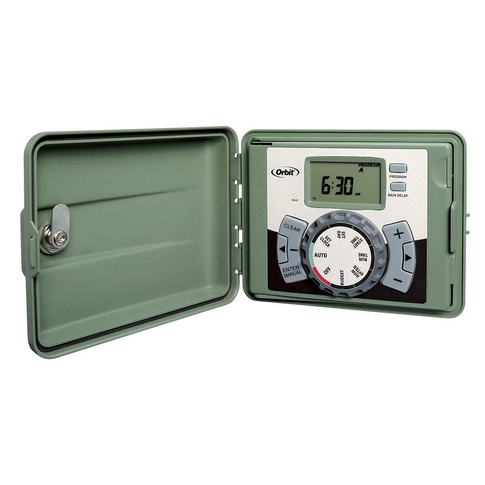 Orbit 57900 12-Station Outdoor Swing Panel Sprinkler System Timer - Automatic Lawn & Garden Watering Controller for Efficient Irrigation | Perfect for Lawns, Gardens & Landscaping