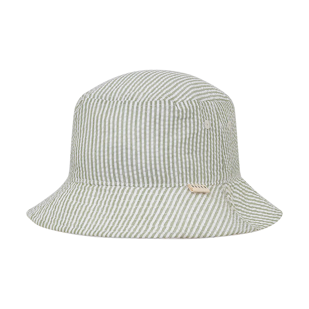 Kooringal Off White Richmond Baby Bucket Hat - Sun Protection for Infants & Toddlers - Perfect for Beach, Park, and Outdoor Adventures