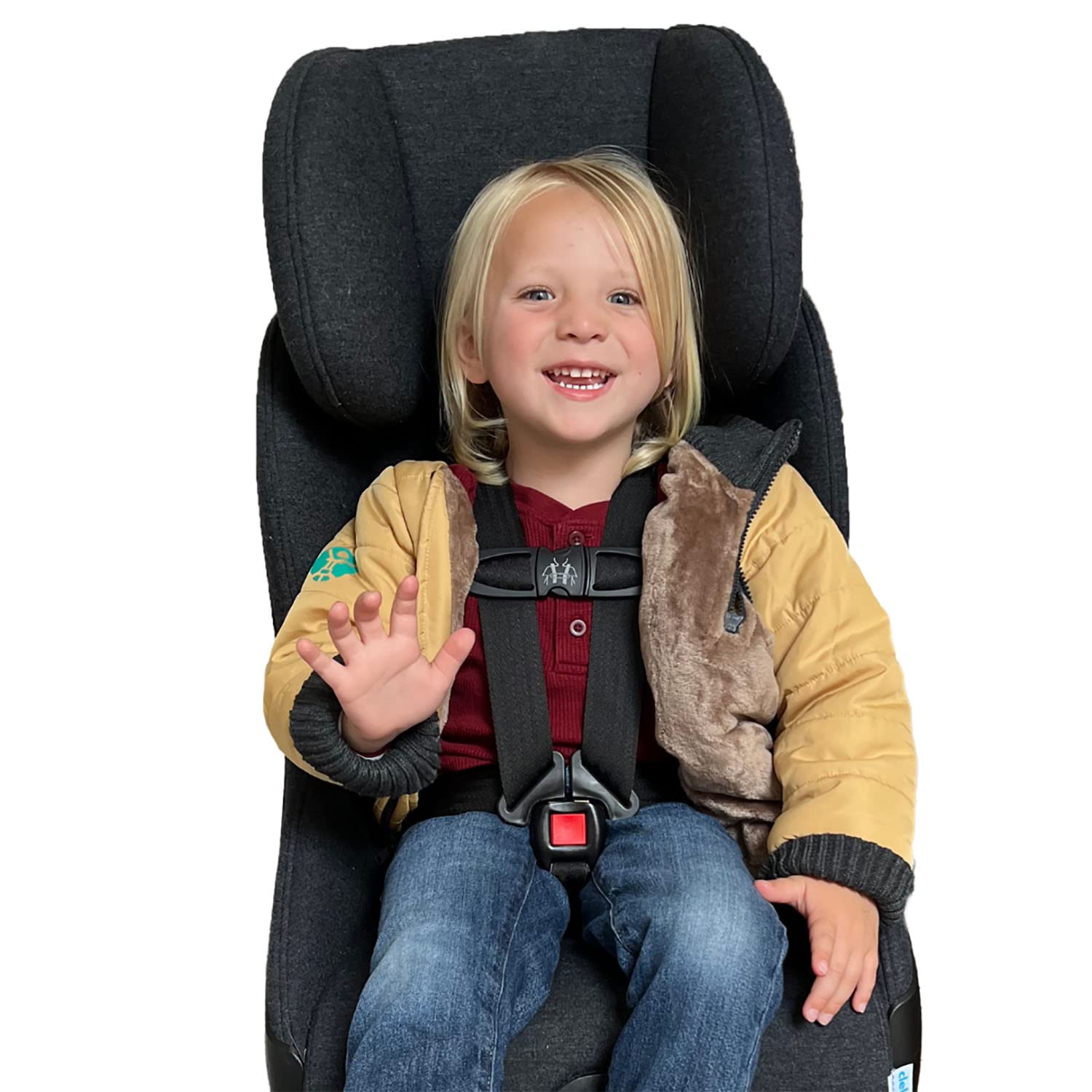 Buckle Me Baby Winter Coat – Warmest Car Seat Jacket for Boys & Girls (6 Months-6 Years) | Shark Tank Featured | Safe & Cozy for Winter Travel, School, and Outdoor Adventures
