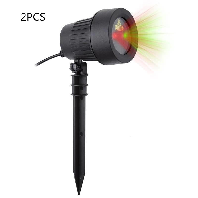 Outdoor LED Ground Laser Light for Garden, Pathway, and Landscape Lighting - Perfect for Patio, Yard, and Holiday Decorations