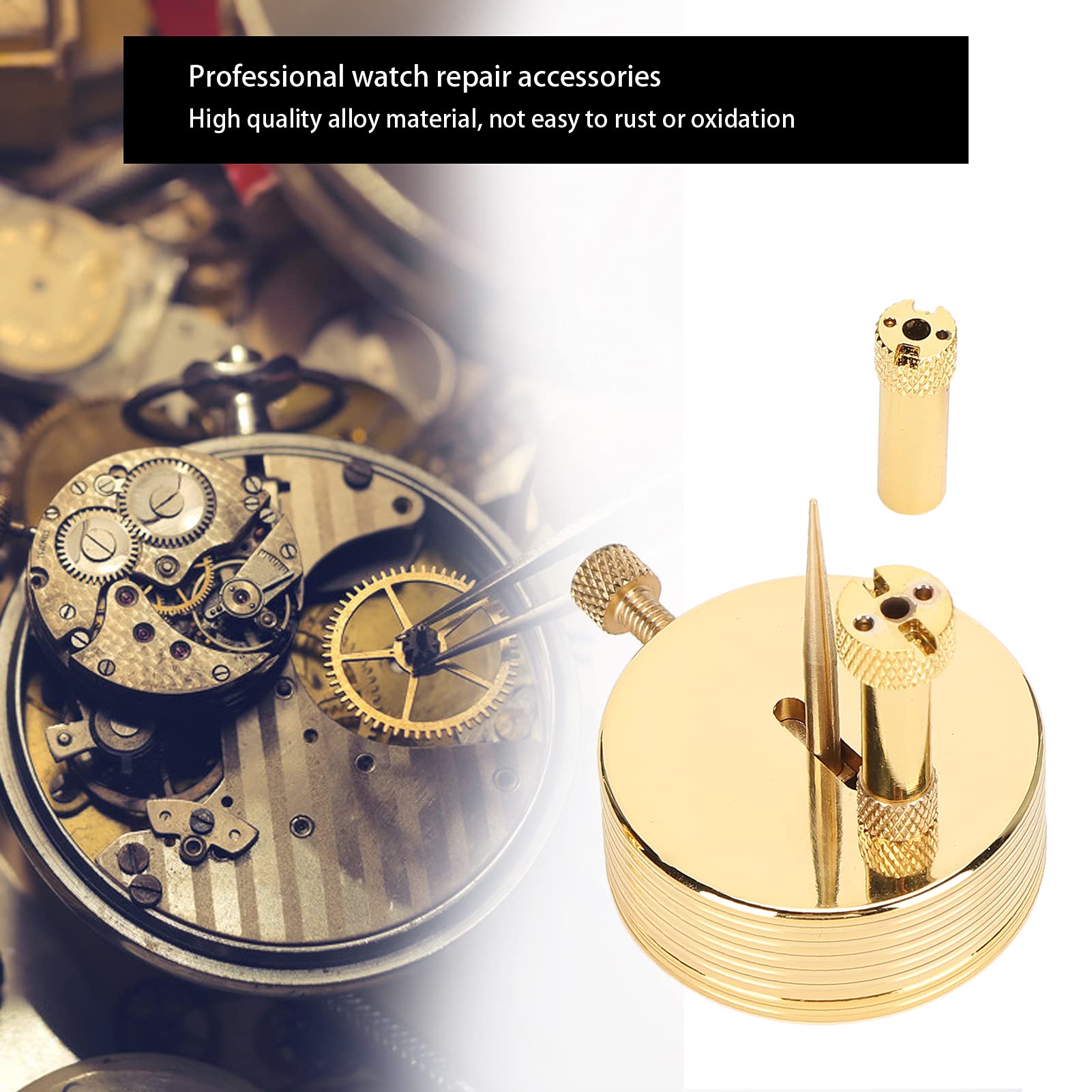 Professional Watch Repair Tool Kit - Alloy Watch Balance Holder & Stand with Hairspring Support for Precision Watch Repair | Ideal for Watchmakers, Jewelers & DIY Enthusiasts