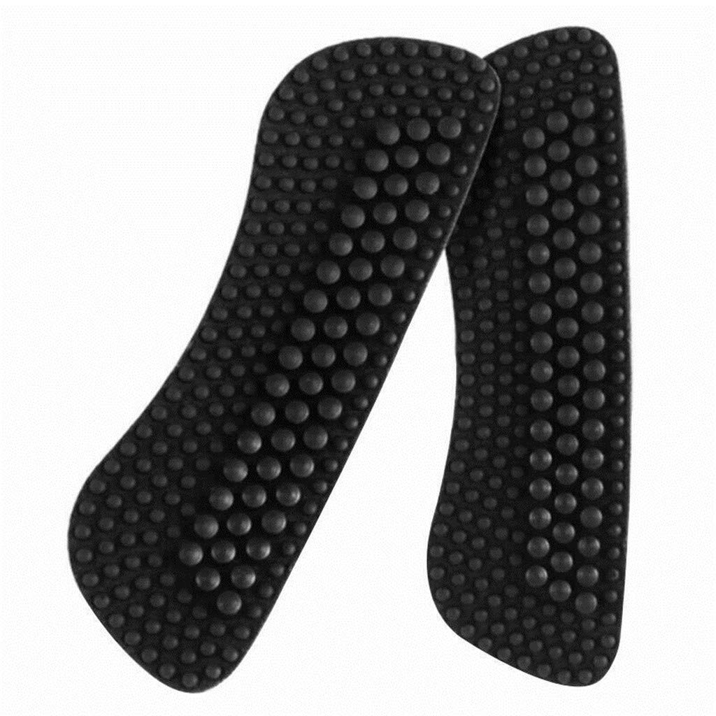 1 Pair 4D Massage Anti-Blister Silicone Heel Pads - Thick 0.15