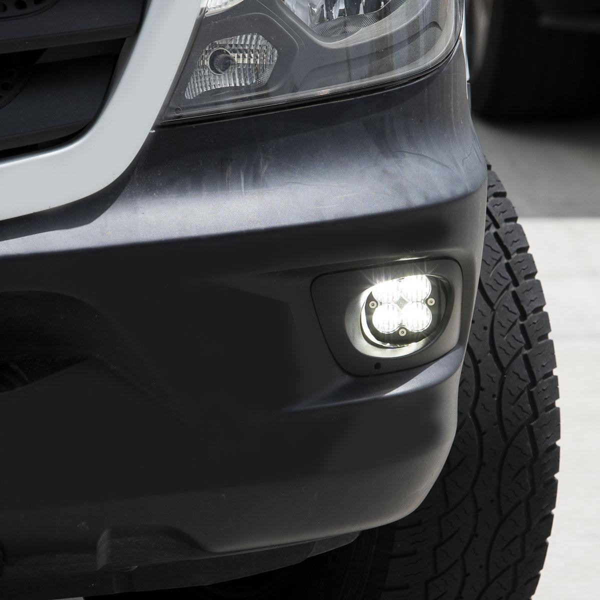 14-18 Mercedes Sprinter Van Squadron Sport LED Fog Light Kit - High Performance Off-Road Lighting for Adventure & Night Driving
