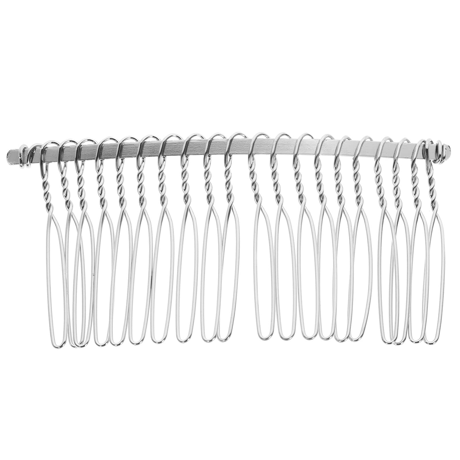 OSALADI 20-Pack Black Metal Hair Clips & Combs - Elegant Wire Hair Barrettes for Women, Bridal Veil Clips, Wedding Headbands - Perfect for Special Occasions, Prom, Parties & Everyday Styling