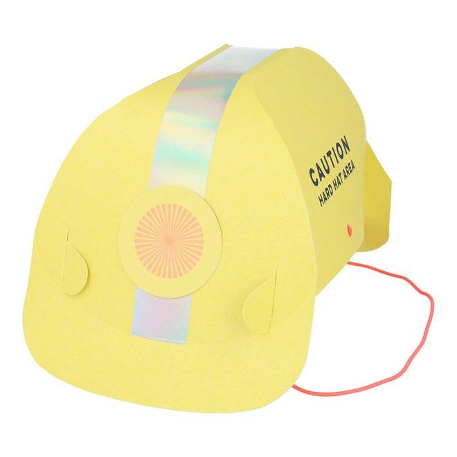 Construction Party Hat - Hard Hat Style Birthday Cap for Kids & Adults - Perfect for Construction Themed Parties, Birthday Celebrations & Costume Events