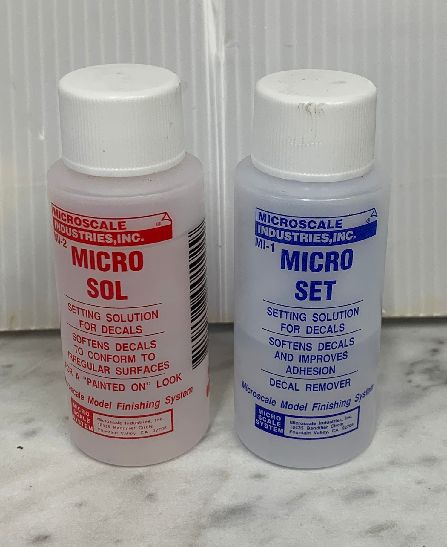 Micro Set & Micro Sol - Decal Setting Solution for Model Kits & Miniatures - Perfect for Hobbyists, Scale Models, and DIY Crafts