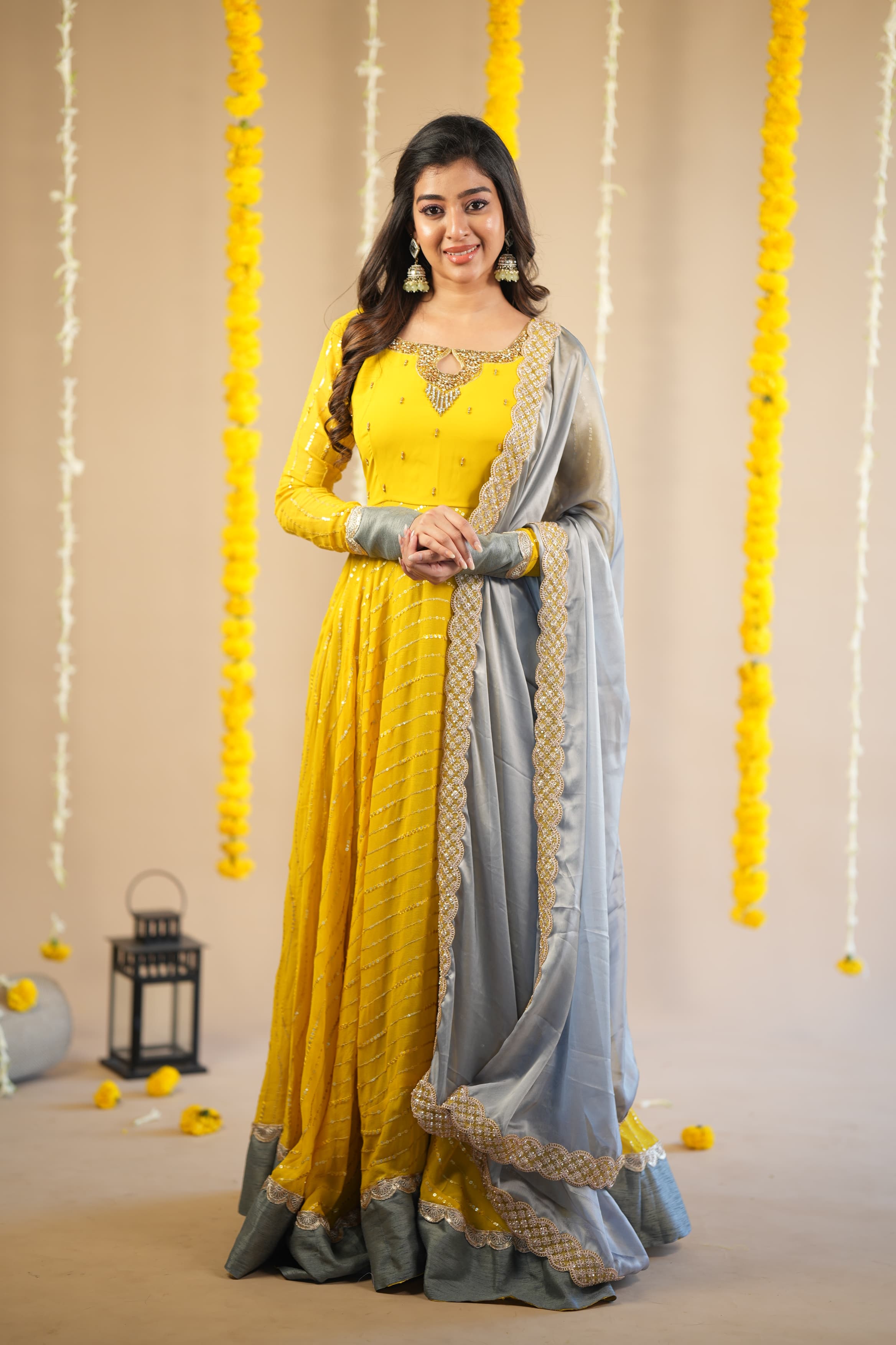 Raha Premium Designer Anarkali Dress for Women - Elegant Pakistani/Indian Party Wear - Perfect for Weddings, Festivals & Special Occasions