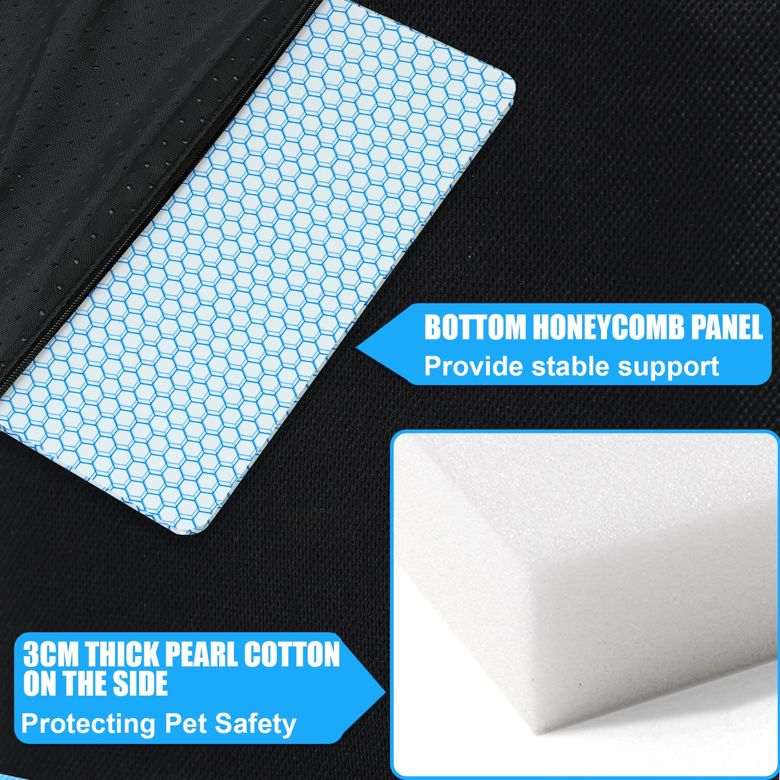 **Premium Center Console Dog Car Seat for Small Dogs & Cats – Soft Cushion & Safety Belt – Puppy Booster Seat for Cars – Pet Travel Accessories – Ideal for Road Trips & Daily Commutes (Black)**