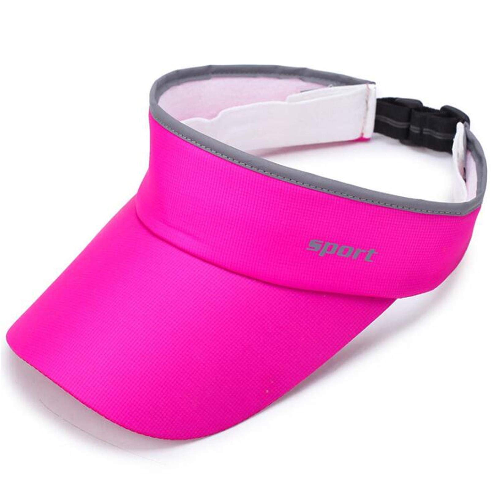 Unisex UV Protection Breathable Sports Sun Visor Hat for Golf, Running, Tennis & Outdoor Activities - Lightweight Adjustable Sun Hat for Men & Women