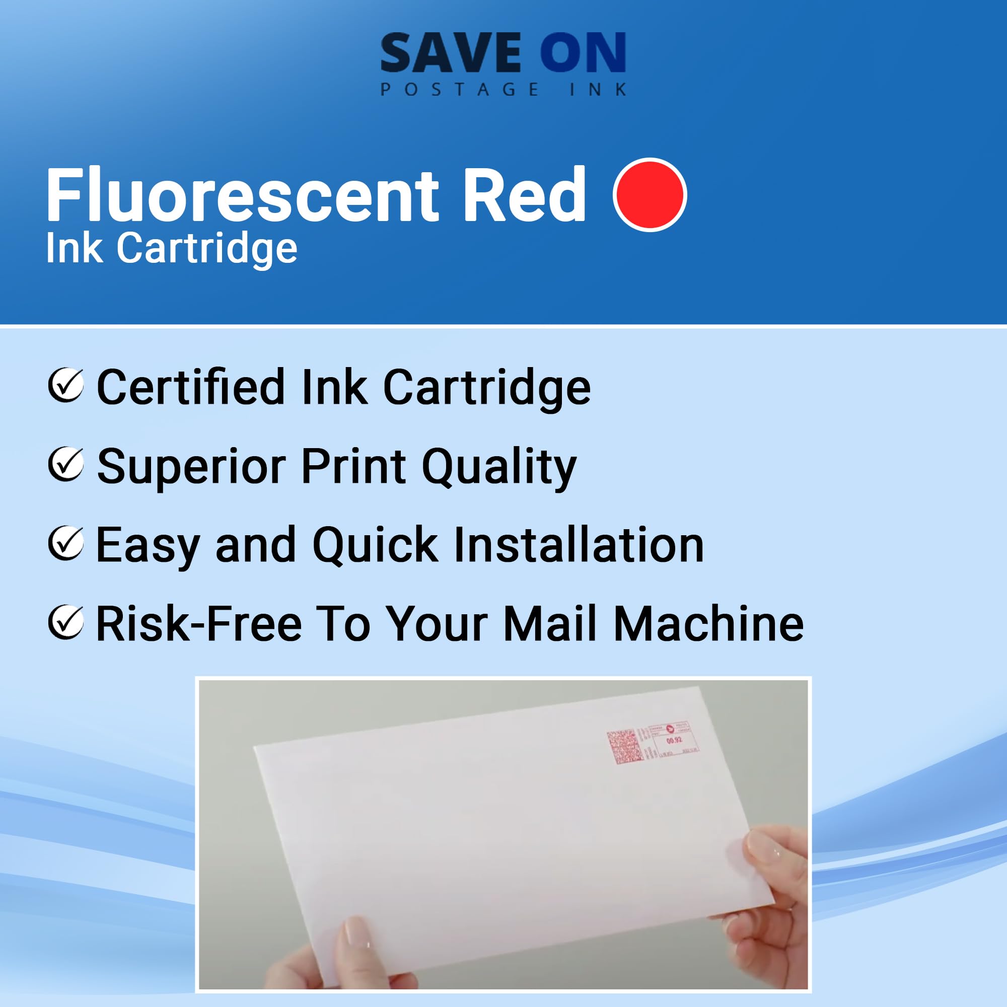 Quadient Neopost ININK67HC Compatible High Yield Ink Cartridge - Works with Series 600/700/750 Mailing Machines | Save on Postage Costs | Perfect for Office Bulk Mailing & Shipping Departments