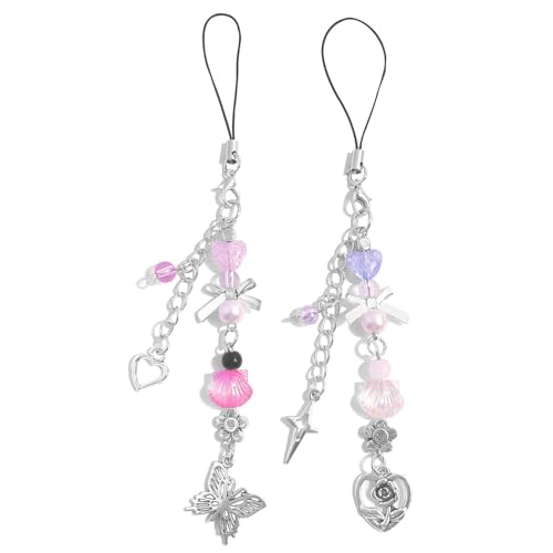 2x Rose Butterfly