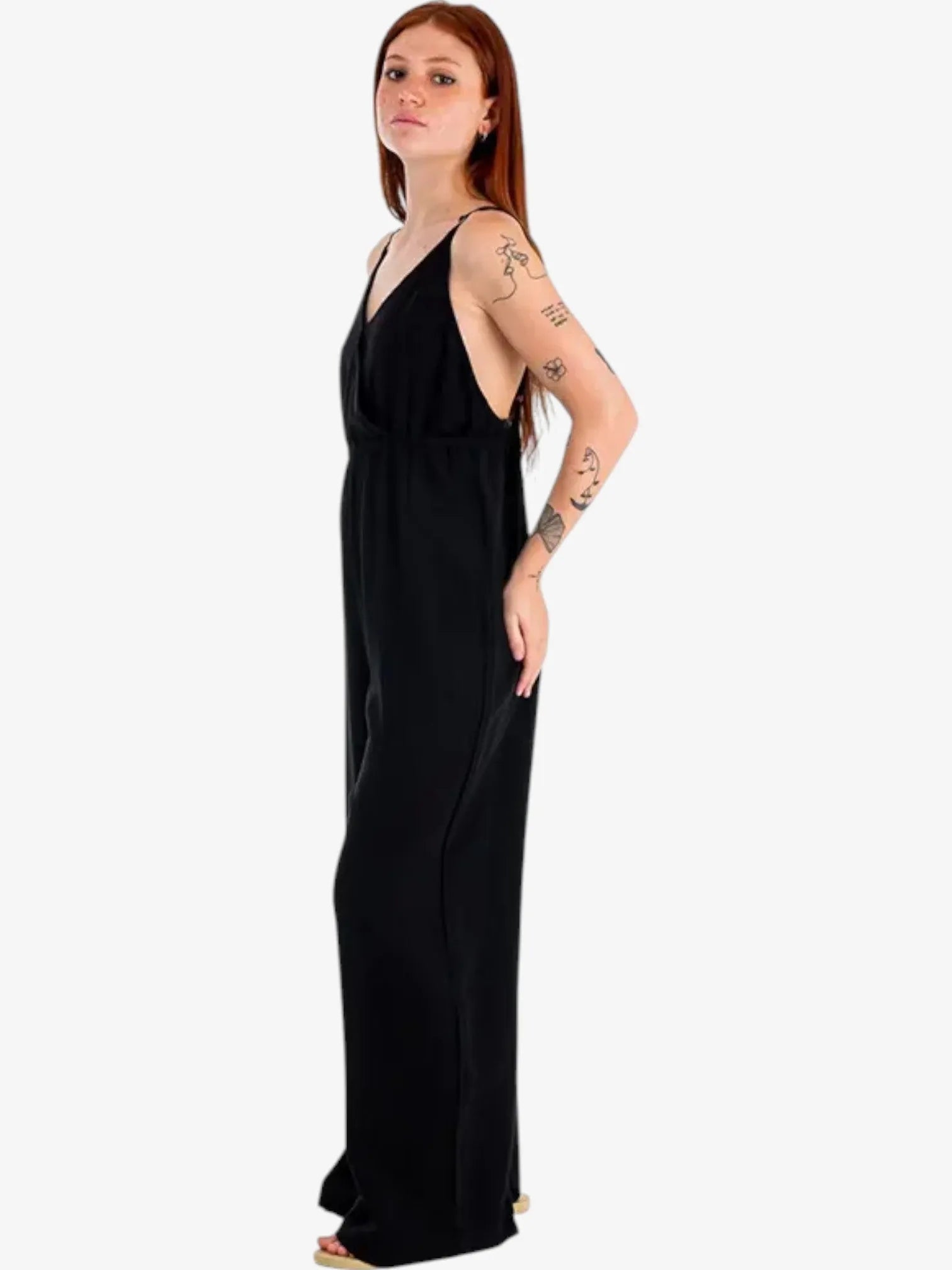 Mono Roxy Never Ending Summer Solid Black Women's Casual Dress - Perfect for Beach Vacations, Summer Parties & Everyday Wear