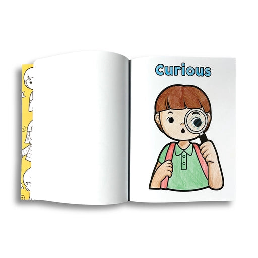 Emotions Coloring Book for Kids & Adults - Stress Relief & Mindfulness Activity for Relaxation, Therapy & Self-Expression | Perfect for Home, School & Office Use