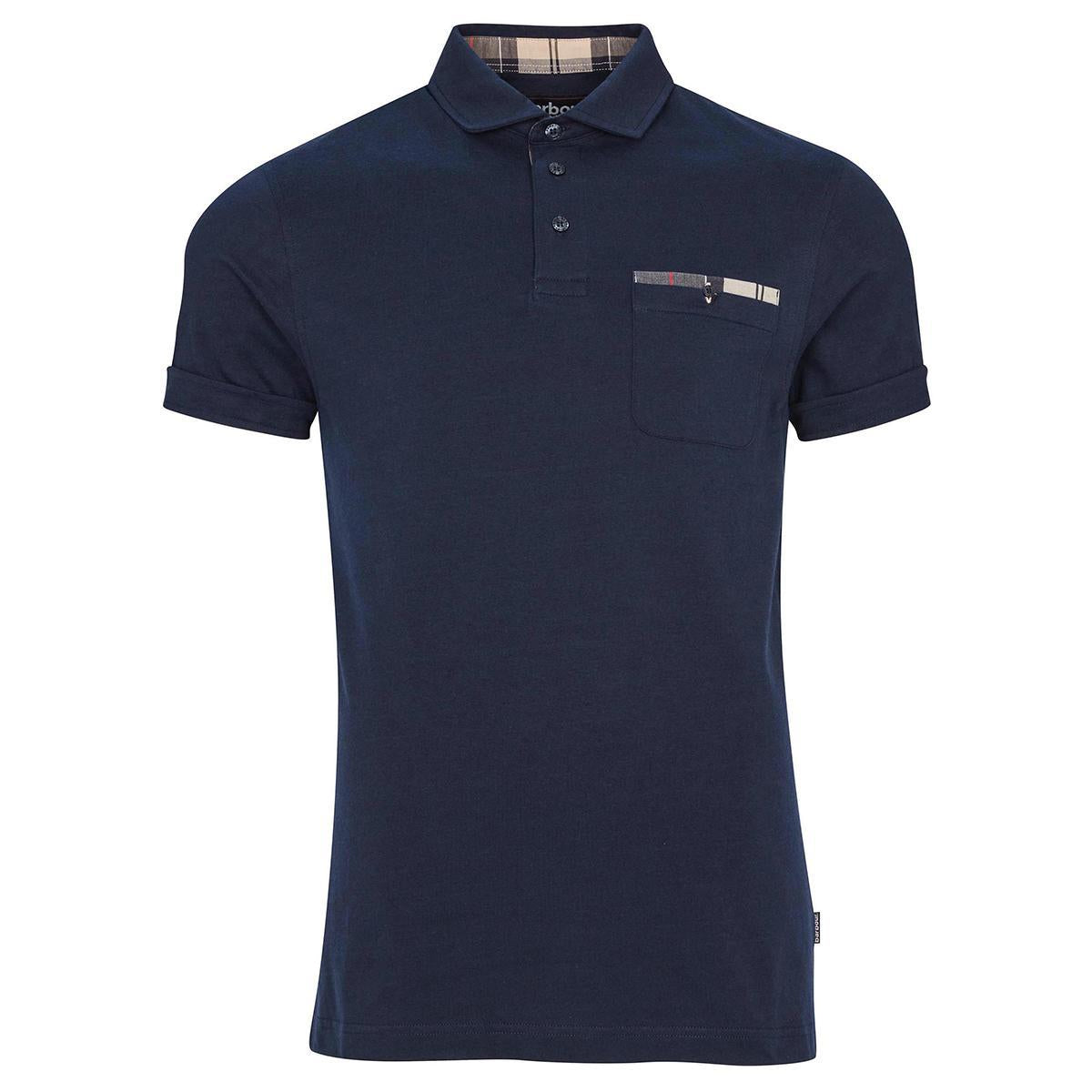 Barbour Men's Corpatch Polo Shirt - Classic Cotton Short Sleeve Casual Shirt for Golf, Office & Summer Wear