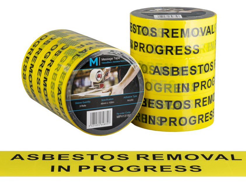 ASBESTOS REMOVAL IN PROGRESS
