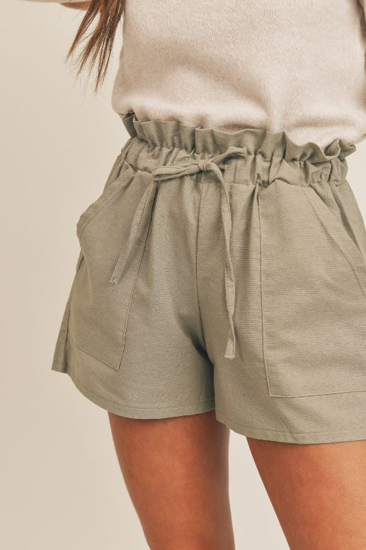 Hang Tight Linen Shorts for Women - Breathable & Comfortable Summer Casual Shorts - Perfect for Beach, Vacation, and Everyday Wear