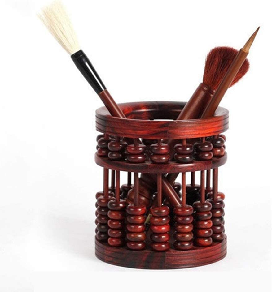 Abacus-Shaped Desk Pencil Holder - Multifunctional Office Organizer for Pens, Makeup Brushes & Stationery | Large Capacity Creative Storage Box | Perfect for Home Office, School & Makeup Vanity