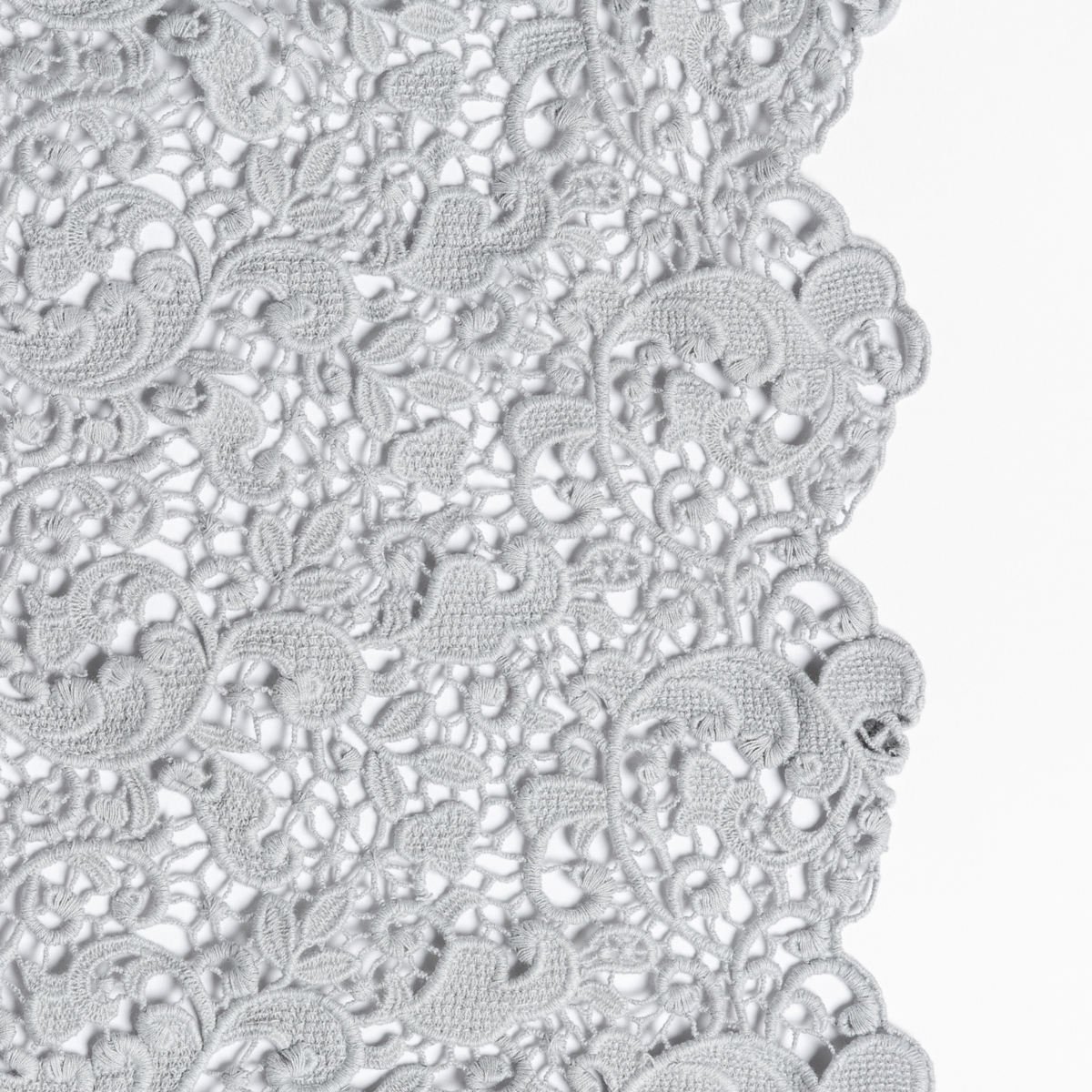 Allora Lace Pillowcase (Single) - Elegant Embroidered Cotton Pillow Cover for Bedroom Decor | Perfect for Guest Rooms, Weddings & Luxury Home Styling