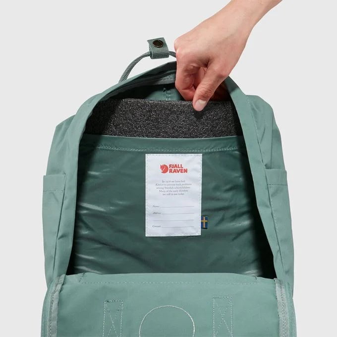 Fjallraven Kanken Backpack - Lightweight Durable Laptop Backpack for School & Travel, Deep Turquoise Blue, Perfect for Students, Hiking & Everyday Use