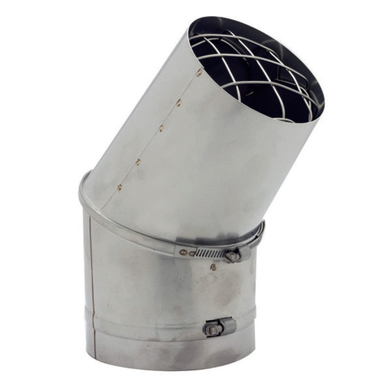 Stainless Steel 304L Inner/Galvanized Outer Pellet Vent Cap - VP-JC03 - Durable Chimney Cover for Wood Stove, Fireplace & Outdoor Heating Systems