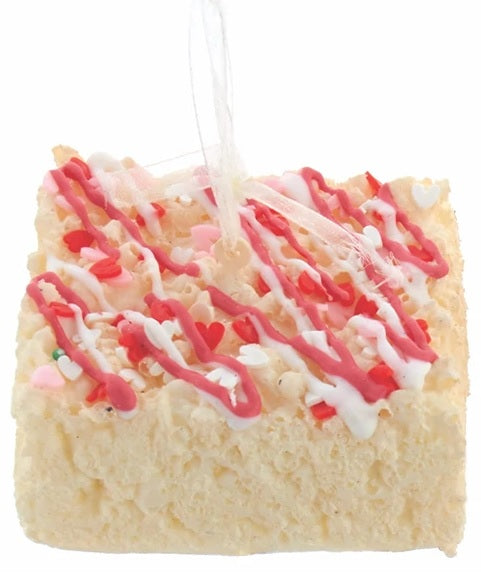 2.75 Inch Realistic Rice Crispy Treat PVC Ornament - Perfect for Christmas Tree Decor, Party Favors, and DIY Crafts