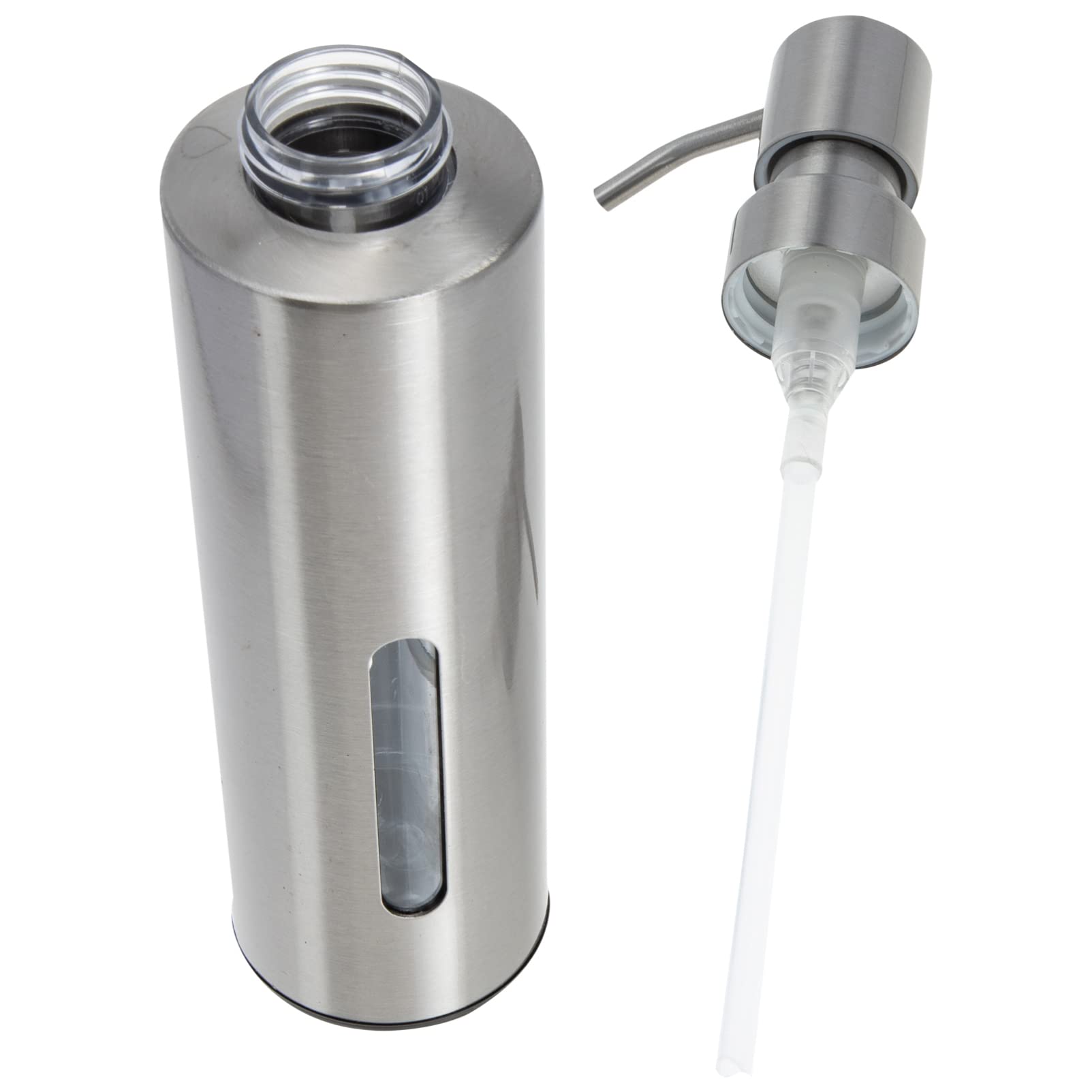 Cabilock Automatic Soap Dispenser - High Pressure Stainless Steel Kitchen & Bathroom Soap Dispenser for Dish Washing, Travel & Home Use - Black (Refillable, Touch-Free Design)