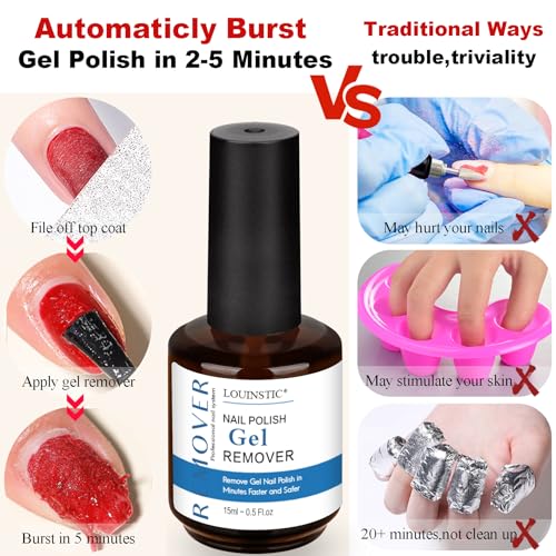 Gel Remover 15ML & Cuticle Oil & Latex Tape