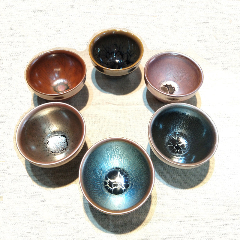 Premium Tenmoku Tea Bowl from Fujian China - Authentic Jianzhan Jian Ware Ceramic Cup for Matcha, Oolong & Green Tea - Perfect for Japanese Tea Ceremony & Zen Meditation
