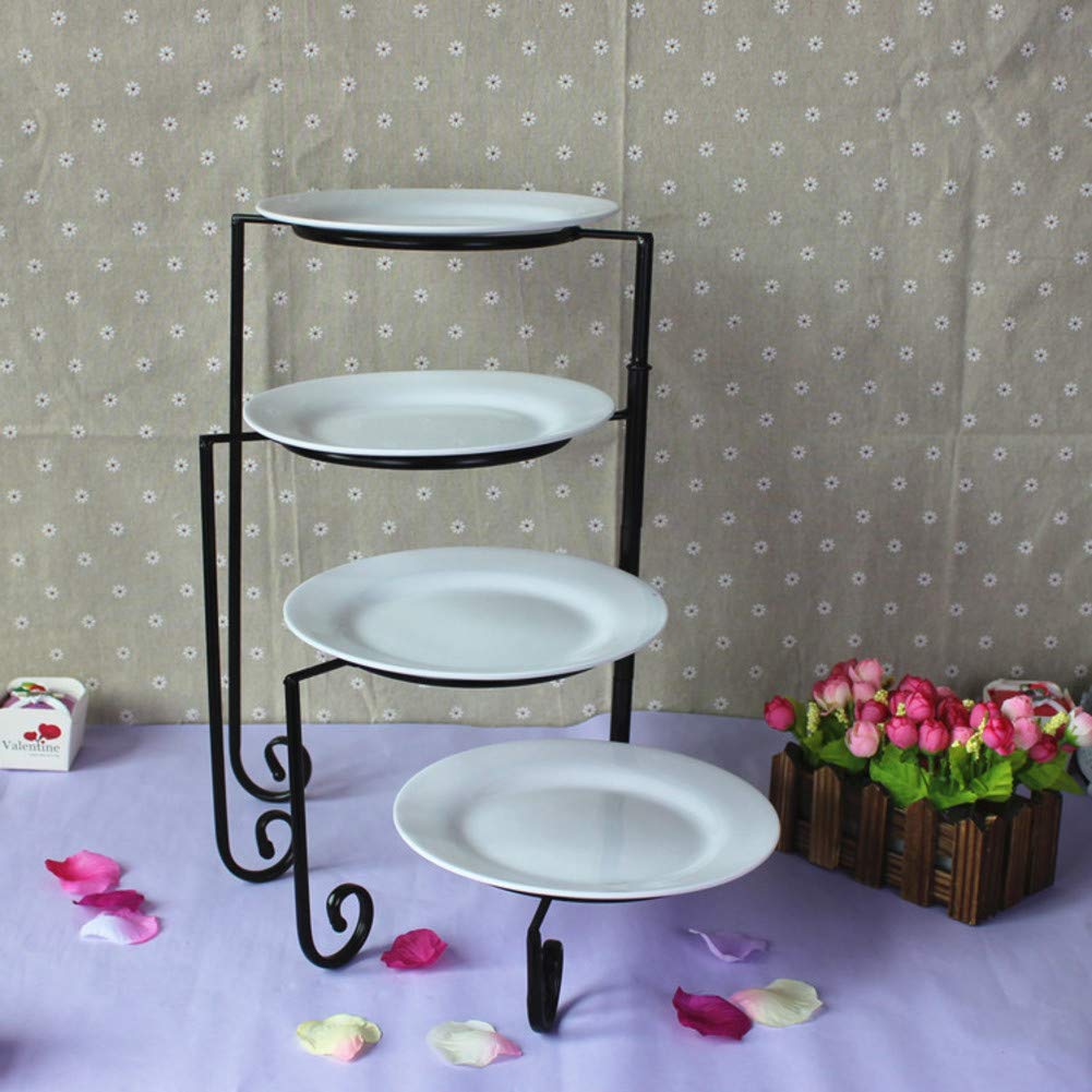 4-Tier Metal Cupcake Stand for Dessert Display - Sturdy Cake Stand for Birthday, Wedding & Party Decor - Serving Platter for Cupcakes, Pastries & Treats - Perfect for Home Baking, Catering & Event Decorations