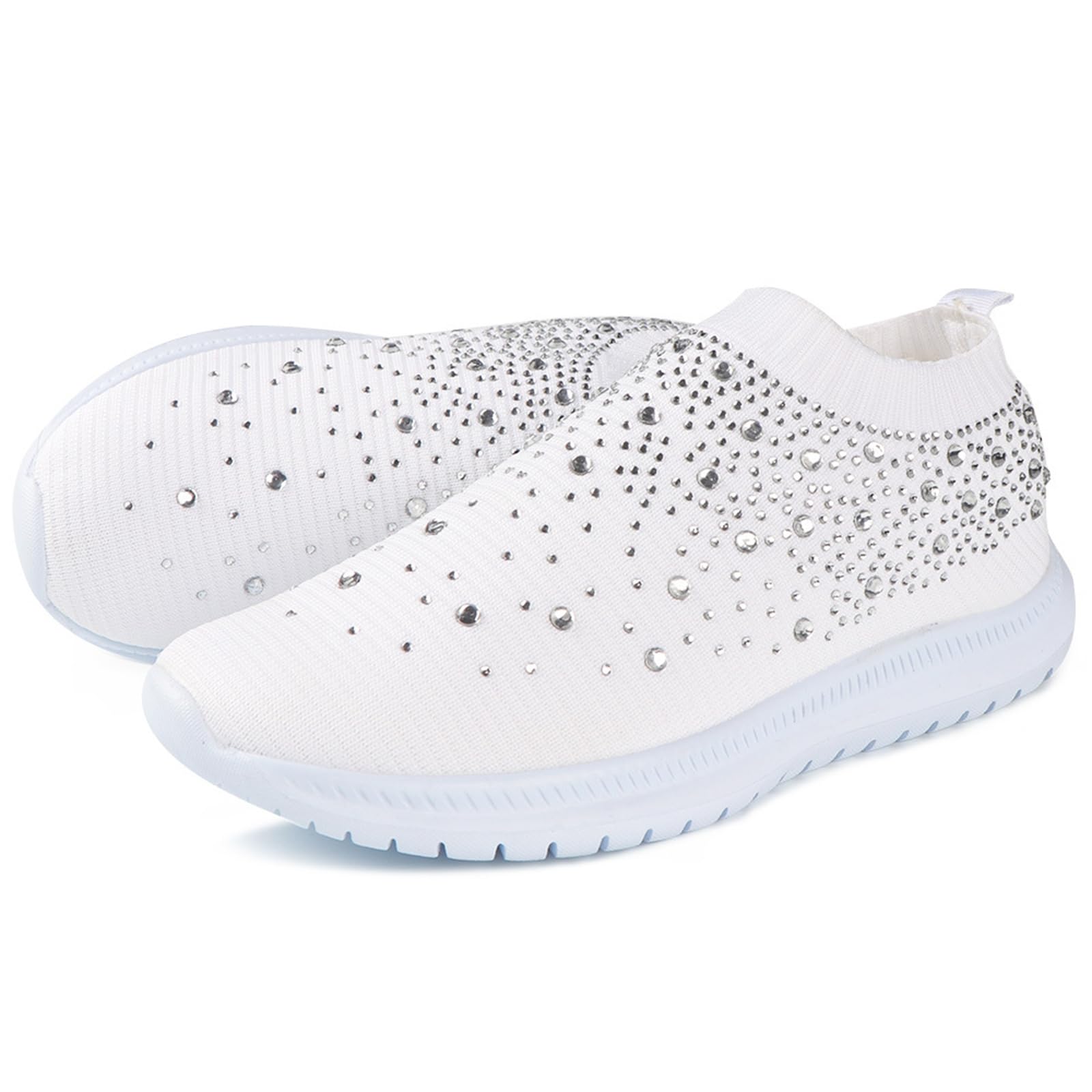 Lausiuoe Women's Running Shoes with Arch Support - Lightweight Slip-On Memory Foam Sneakers for Walking, Tennis, Gym & Casual Wear | Perfect for Workouts, Jogging & Everyday Comfort