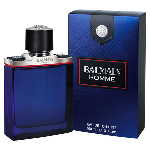 Balmain Homme Men's Eau de Toilette Spray 100ml - Fresh & Masculine Cologne for Daily Wear & Special Occasions