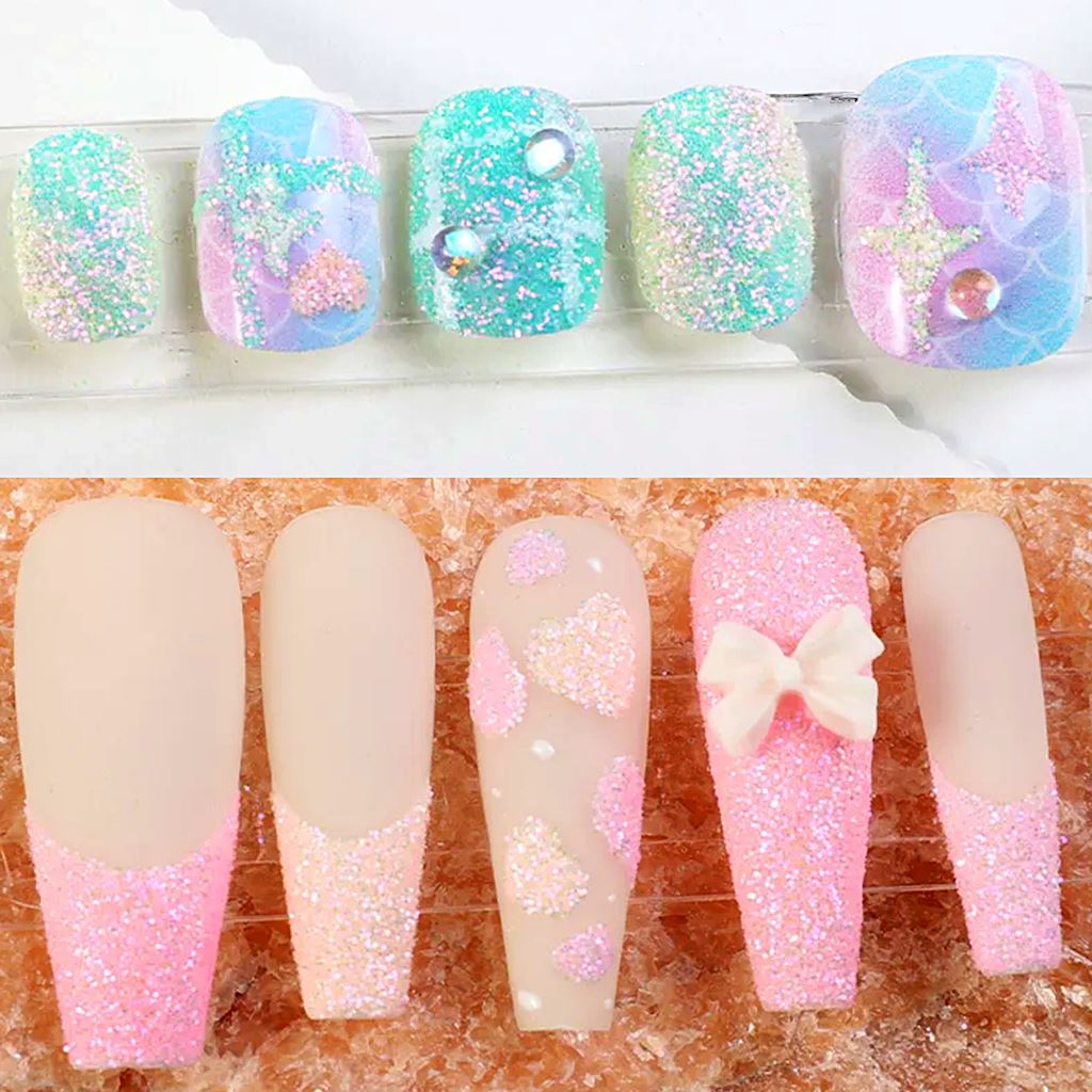Shiny Fine Glitter Powder for Crafts - Sea Salt Series | DIY Art, Nail Art, Scrapbooking & Home Decor