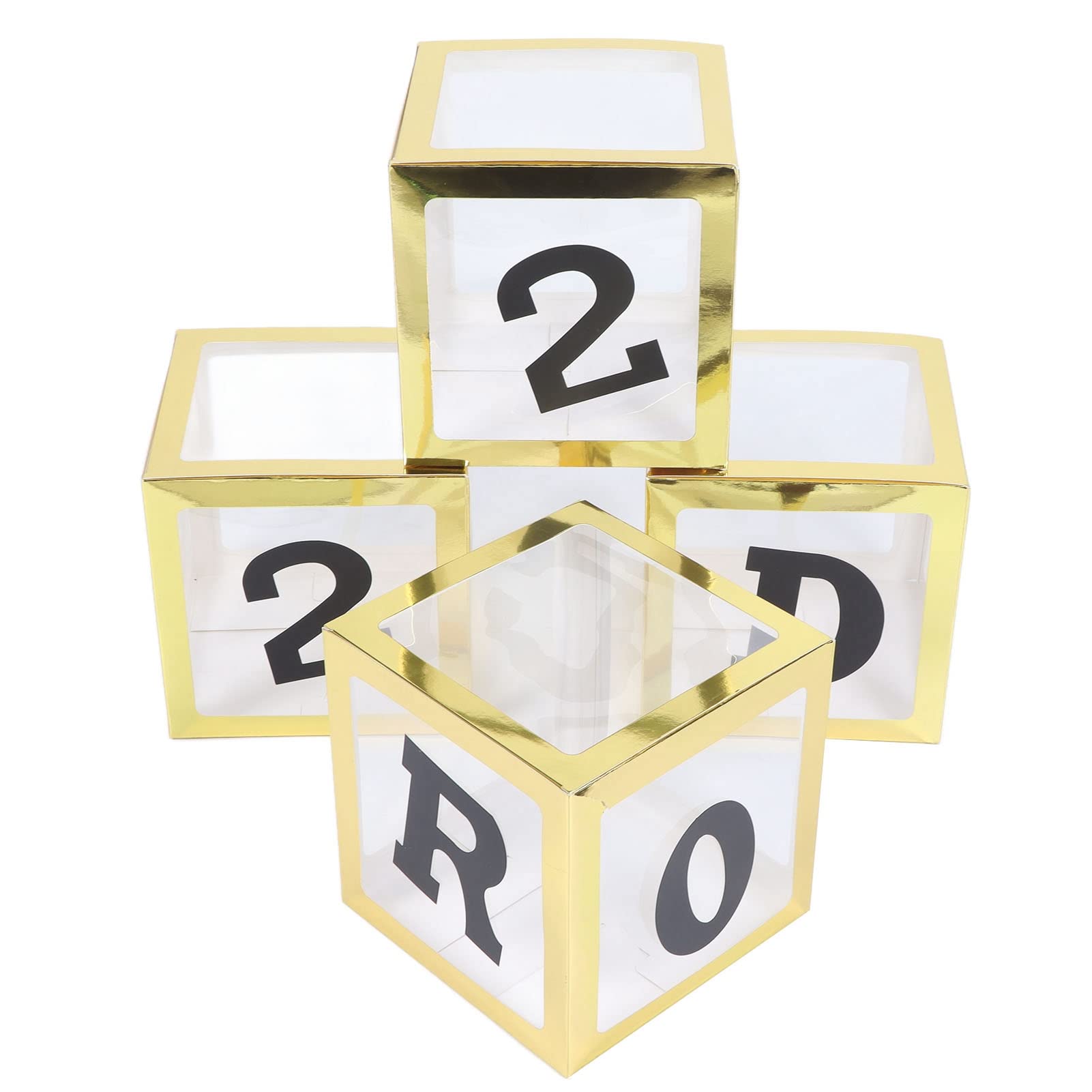 Xunn Balloon Box - Clear, Odorless & Reusable Graduation Party Decorations | Safe & Durable for 2022 Graduation, Birthday, Baby Shower & Wedding Events