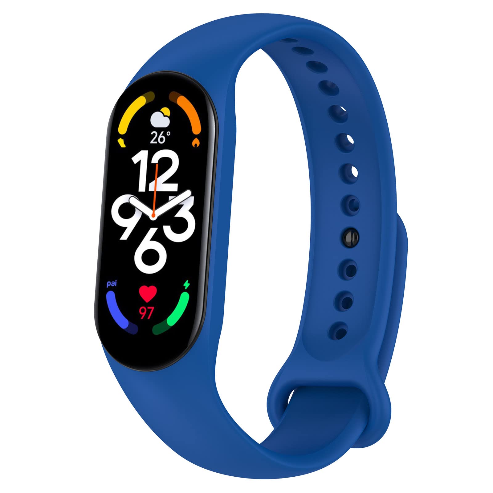 10-Pack Soft Silicone Solo Loop Replacement Bands for Xiaomi Mi Band 9/8/7 - Sport Wristbands for Men & Women - Blue & Green Series - Perfect for Fitness Tracking, Running & Daily Wear