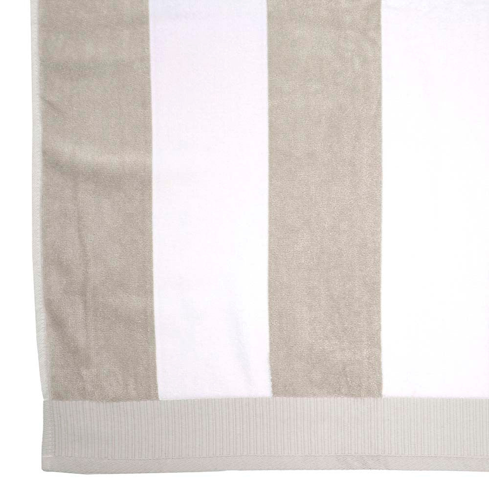 Classic Striped Pebble Beach Towel - Soft, Absorbent & Quick-Drying - Perfect for Pool, Beach, Yoga & Outdoor Activities