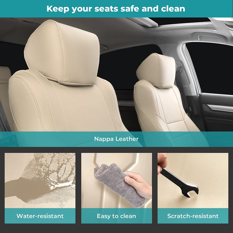 Premium Honda Accord Seat Covers 2018-2022 - Custom Fit Car Seat Protectors for Comfort & Style - Perfect for Daily Commute & Road Trips