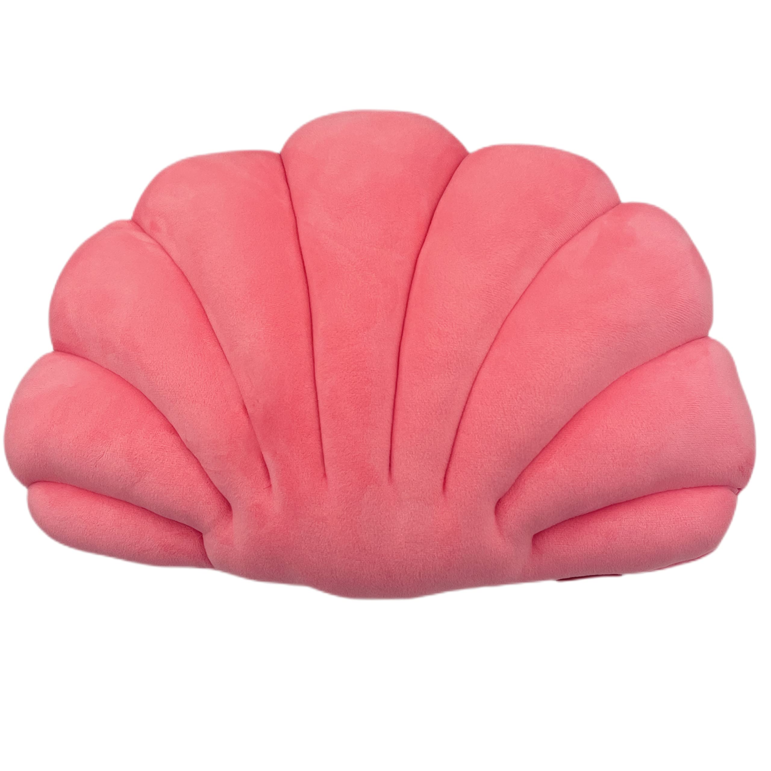 **Fay Bless Seashell Throw Pillows for Couch & Outdoor Decor - Pink Small Decorative Sea Shell Pillow Covers for Patio Furniture, Beach House, or Coastal Living Room**