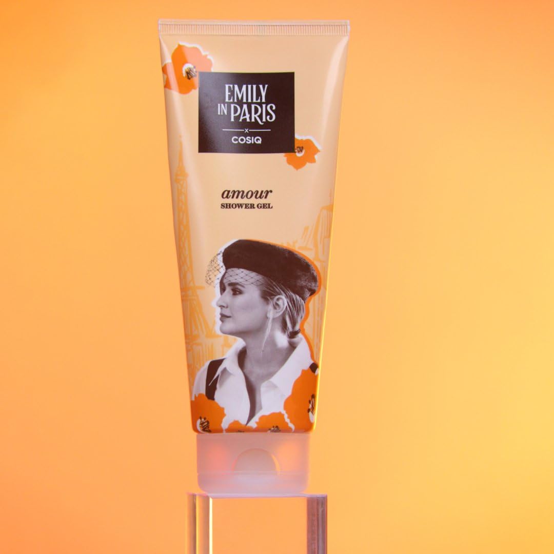 Cos-IQ Emily In Paris Camille’s Amour Body Wash for Women – 24/7 Long Lasting Floral Fruity Gourmand Scent | Paraben & Soap Free for Glowing Skin | 200ml | Perfect for Daily Shower, Spa Days & Gift Sets