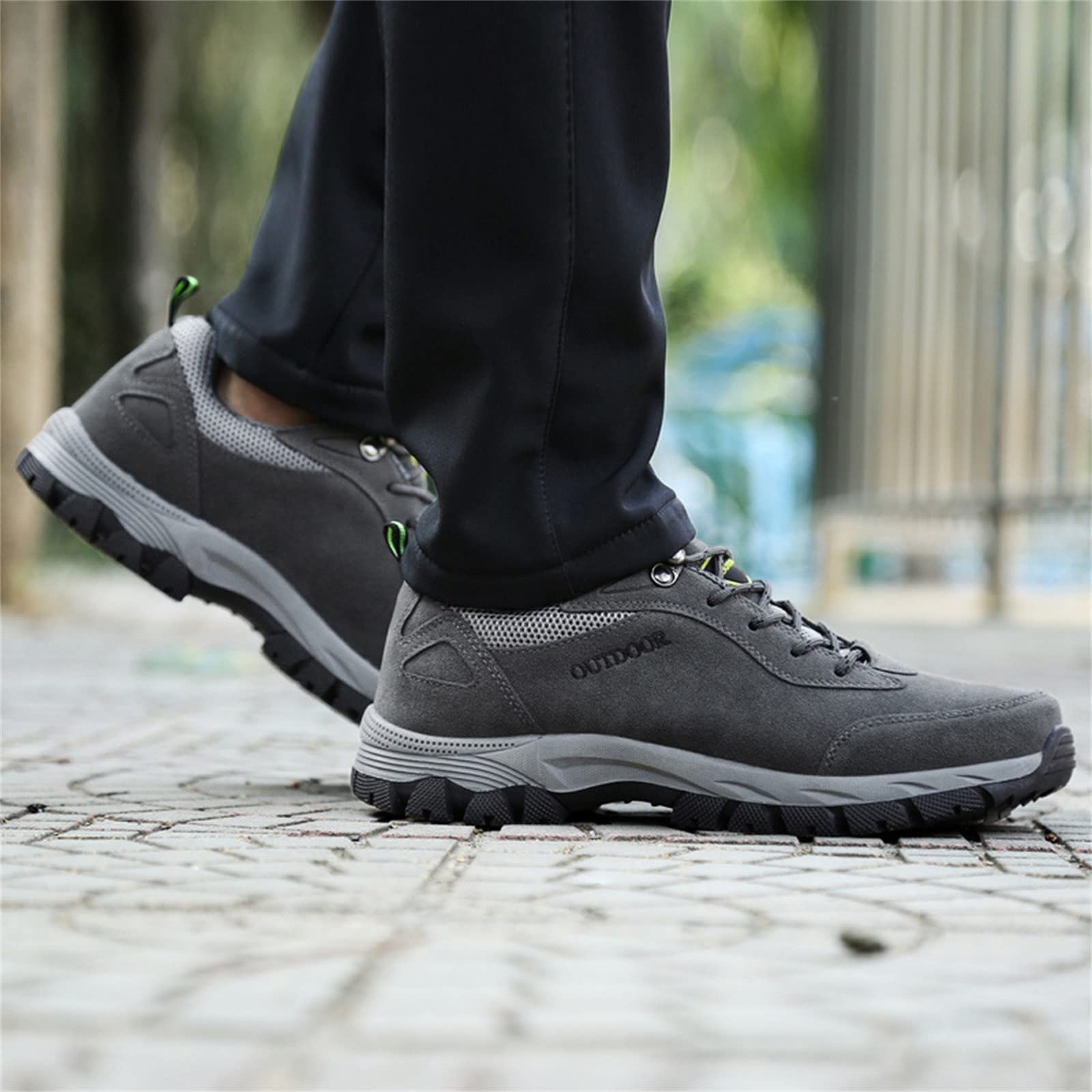 **Men's Waterproof Hiking Boots - Lightweight Non-Slip Trekking Shoes for Outdoor, Hunting & Winter Adventures | Comfortable Wide Fit for Hiking & Motorcycle Safety**    *(Perfect for mountain trails, camping, and rugged terrain – ideal for all-season outdoor activities!)*