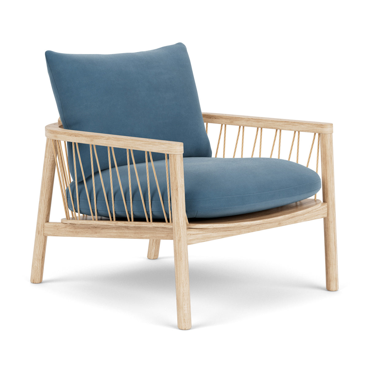 Luxury Enzo Velvet Armchair - Modern Accent Chair for Living Room, Bedroom & Office - Soft Upholstered Lounge Chair with Solid Wood Legs - Perfect for Home Decor, Reading Nook & Relaxation