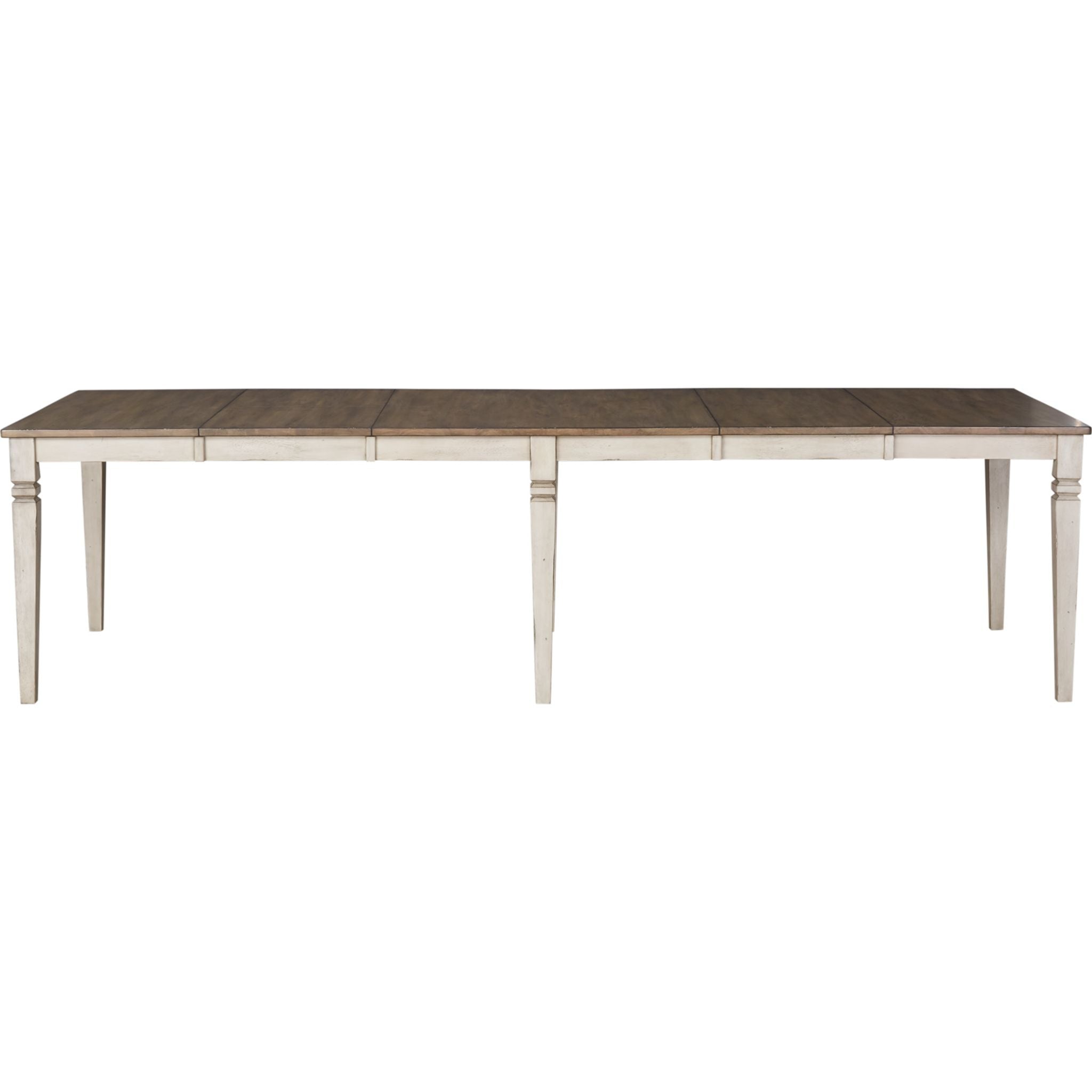 Modern Beacon Dining Table - Smoky White & Peppercorn Finish - 60-Inch Rectangle Wood Table for Dining Room - Perfect for Family Gatherings & Dinner Parties (1562008K)