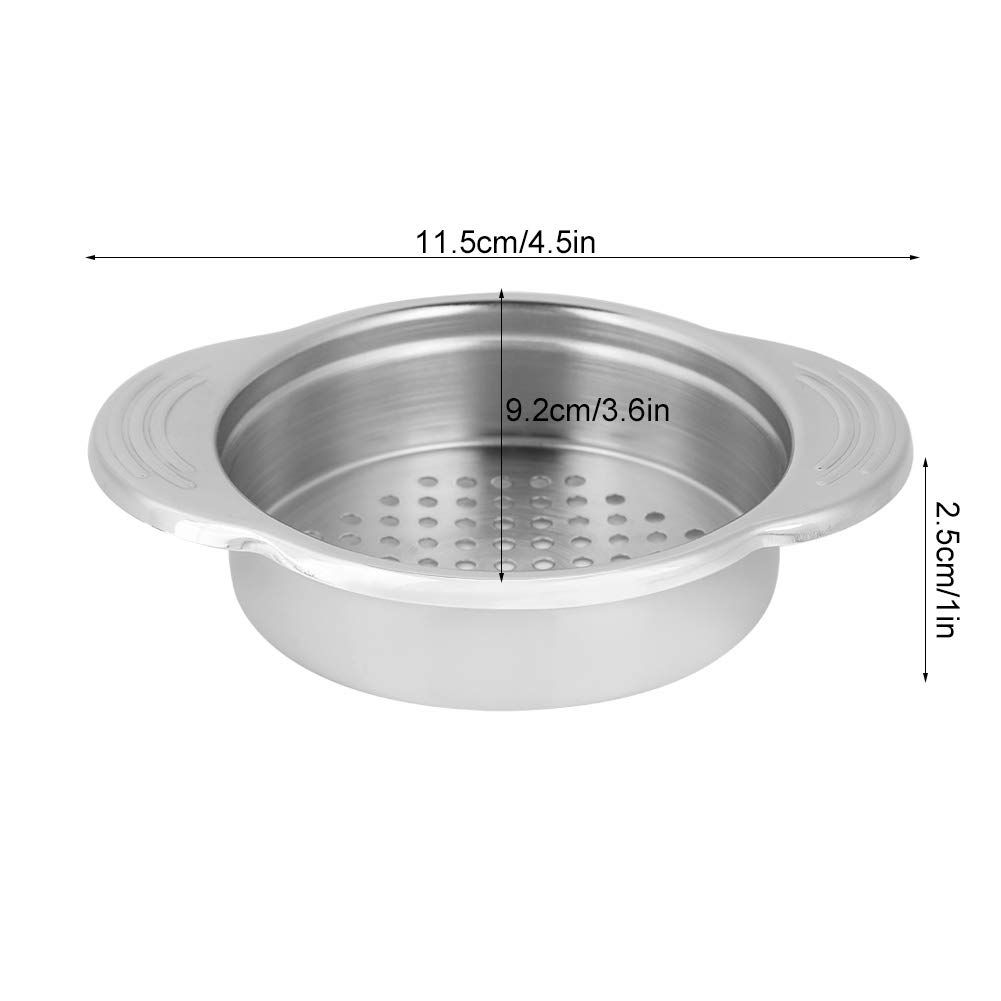 Premium Stainless Steel Tuna Can Strainer & Colander - Oil Press for Canned Food, Fits Most Standard Tins - Perfect for Kitchen, Camping & Emergency Food Prep