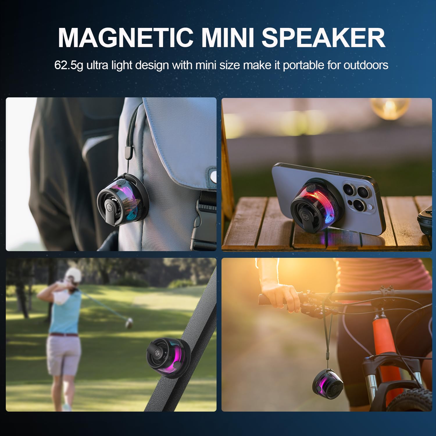 Edifier G200 Magnetic Bluetooth Speaker & PP205 Portable Wireless Speaker - Premium Sound for Home, Office, and Outdoor Adventures
