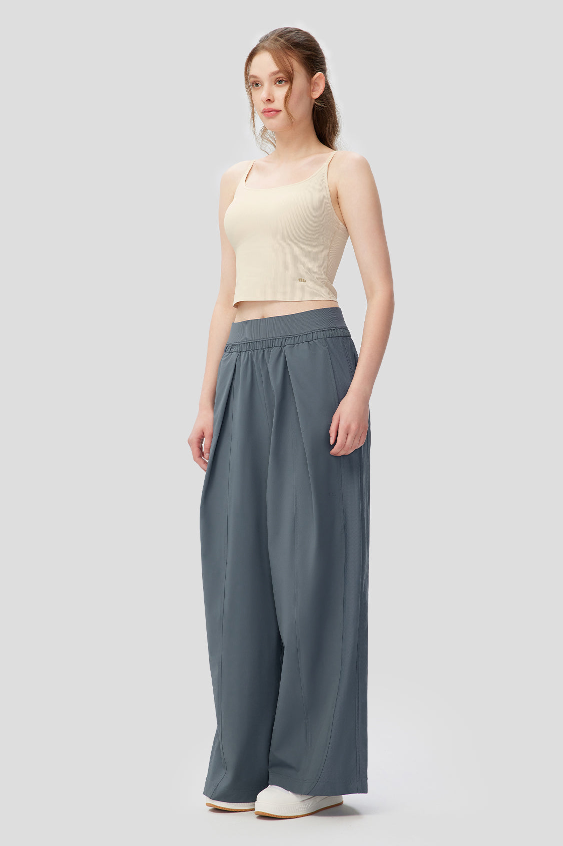 Syncy Women's UPF50+ Sun Protection Pants - Breathable Wide Leg Trousers for Outdoor Activities, Hiking & Beach Vacations